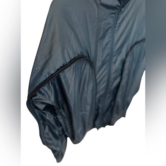 Women’s Adidas x Stella McCartney Blue Windbreaker Jacket Size Small - Picture 5 of 7
